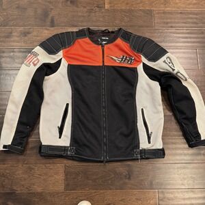 Harley Davidson Men's Colorblock Mesh Riding Jacket 97125-16VM